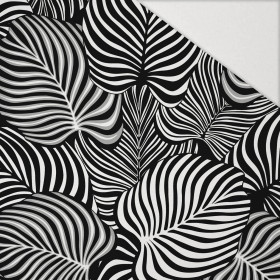 LIŚCIE ZEBRY - Hydrofobowa dzianina drapana 