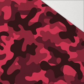 MORO / viva magenta - Hydrofobowa dzianina drapana 