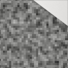 PIKSELE WZ. 2 / szary - Hydrofobowa dzianina drapana 