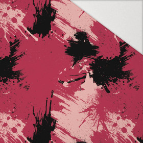 SPLASH WZ. 1 / viva magenta - Hydrofobowa dzianina drapana 