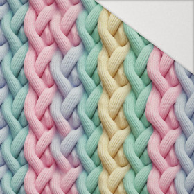 IMITATION PASTEL SWEATER WZ. 2 - Hydrofobowa dzianina drapana 
