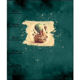 TRAVEL TIME WZ. 8 - PANEL (60cm x 50cm) tkanina wodoodporna