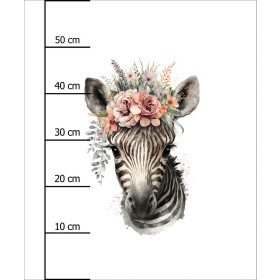 BABY ZEBRA - panel (60cm x 50cm) SINGLE JERSEY