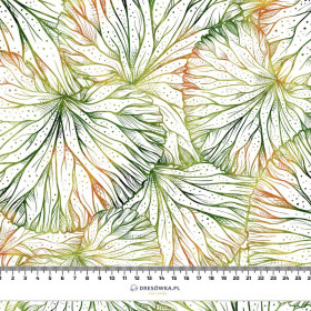 LIŚCIE LILII WODNYCH - Slub Weave