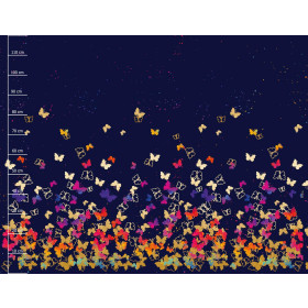 MOTYLKI / kolorowy - PANEL PANORAMICZNY (120cm x 155cm)