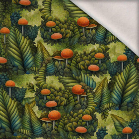 BOHO FOREST WZ. 1 - dzianina drapana z elastanem ITY