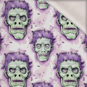 PASTEL FRANKENSTEIN - dzianina drapana z elastanem ITY
