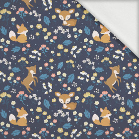 ZWIERZĄTKA NA ŁĄCE  - dzianina pętelkowa z elastanem ITY