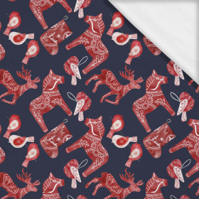 ZIMOWE ZWIERZĘTA WZ. 2 (NORDIC CHRISTMAS)- single jersey z elastanem ITY