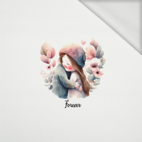 HUG / forever - panel (60cm x 50cm) dzianina pętelkowa