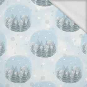 MRÓZ (ZIMA W GÓRACH) - dresówka pętelkowa