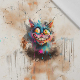 CRAZY CAT - PANEL (60cm x 50cm) tkanina bawełniana