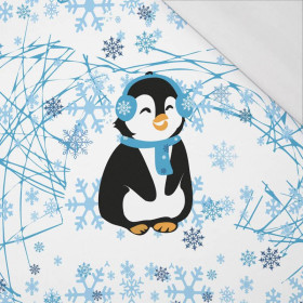 PINGWIN 2.0 / turkus - PANEL PANORAMICZNY SINGLE JERSEY 