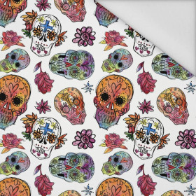 CZACHY wz. 3 / biały (DIA DE LOS MUERTOS) - tkanina wodoodporna