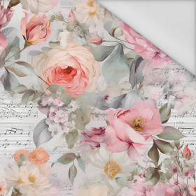 VINTAGE FLOWERS WZ. 13 - tkanina wodoodporna