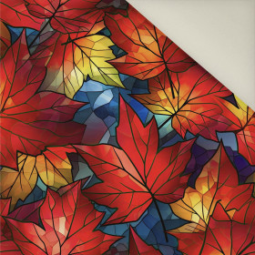 LIŚCIE / WITRAŻ WZ. 1- Welur tapicerski