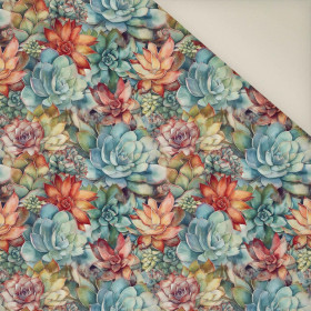 SUCCULENT PLANTS WZ. 7- Welur tapicerski