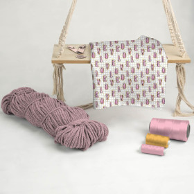 LOVE W ZESZYCIE - tkanina wodoodporna