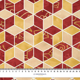 CZARODZIEJSKI CUBE (MAGICZNA SZKOŁA)  - single jersey z elastanem 