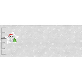 ZIMOWA MYSZKA BLANKA - panel panoramiczny dzianina pętelkowa