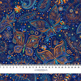 MOTYLKI ETNO- single jersey z elastanem ITY