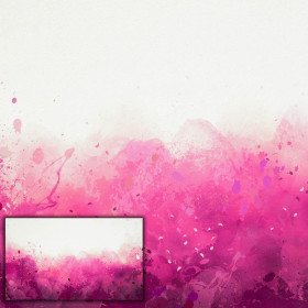 KLEKSY (fuksja) - PANEL PANORAMICZNY (95cm x 160cm)