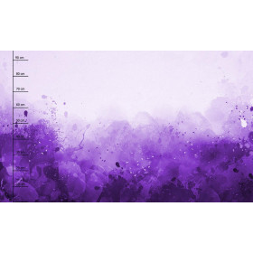 KLEKSY (fioletowy) - PANEL PANORAMICZNY (95cm x 160cm)