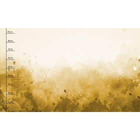 KLEKSY (złoty-YELLOW) - PANEL PANORAMICZNY (95cm x 160cm)