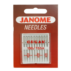 Igły JANOME do tkanin kpl. 10 szt - MIX