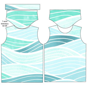 T-SHIRT DZIECIĘCY - FALE wz. 2 - single jersey