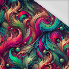 COLORFUL FEATHERS - tkanina wodoodporna