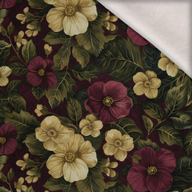 FLOWERS wz.59 - dzianina drapana z elastanem ITY
