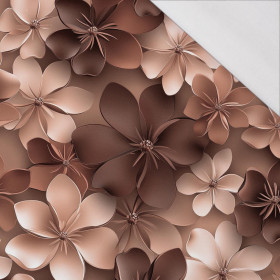 FLOWERS WZ.5/ Mocha Mousse  - lycra 300g