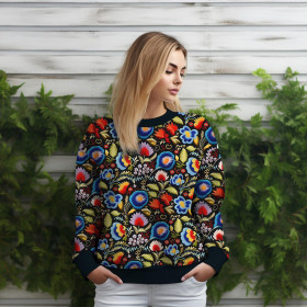 Folk Art wz.21 - dzianina drapana z elastanem ITY