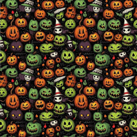 HALLOWEEN wz.1 - dzianina pętelkowa z elastanem ITY