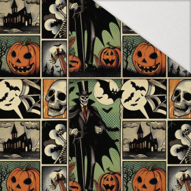 HALLOWEEN WZ. 52 - Hydrofobowa dzianina drapana 