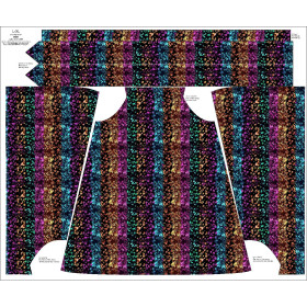 SUKIENKA "DALIA" MINI - HOLOGRAPHIC RAINBOW WZ. 6  - zestaw do uszycia 