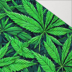 Hemp leaves WZ. 7 - Hydrofobowa dzianina drapana 