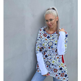 FOLK KASZUBSKI - dzianina pętelkowa