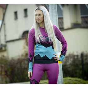 THERMO BLUZKA DAMSKA (PATTY) - GÓRY / TRÓJKĄTY - zestaw do uszycia