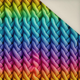 IMITATION COLORFUL SWEATER WZ. 2- Welur tapicerski