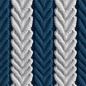 IMITATION SWEATER WZ. 6 - lekka dzianina drapana