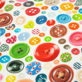 KOLOROWE GUZIKI - Jersey wiskozowy WE210