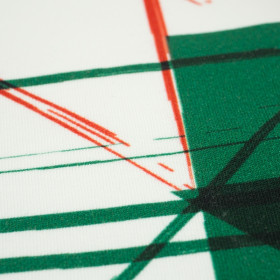 KOLOROWE TRÓJKĄTY - dresówka pętelkowa SP250