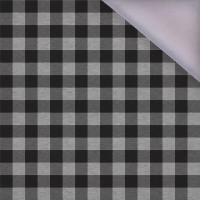 KRATA VICHY - MELANŻ JASNOSZARY - softshell