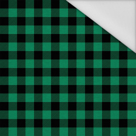 KRATA VICHY - MELANŻ ZIELONY - tkanina wodoodporna