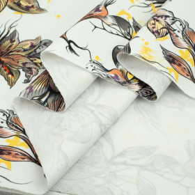 50cm KWIAT WANILII - dzianina pętelkowa SP250