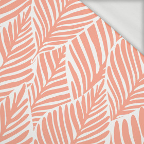 LEAVES WZ. 2 (morelowy) - dresówka pętelkowa