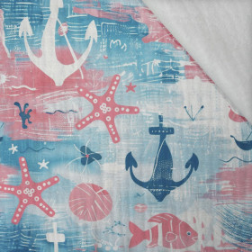 MARINE WZ. 5 - Muślin bawełniany