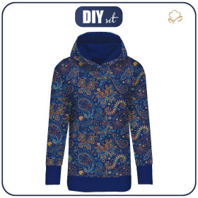 BLUZA DAMSKA (MEGI) - MOTYLKI ETNO - zestaw do uszycia